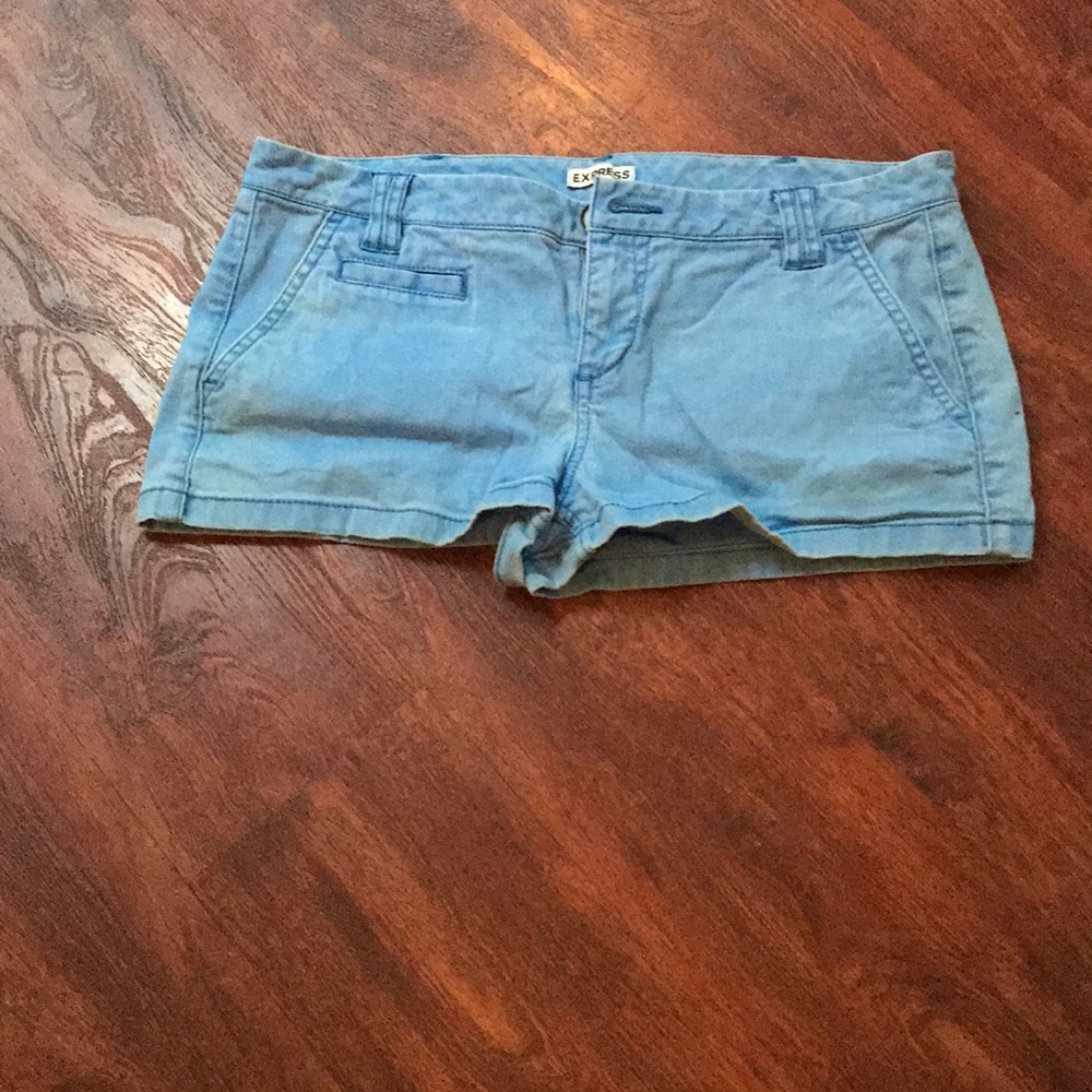 Washed chino short